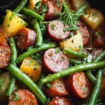 Crockpot Kielbasa and Green Beans Recipe