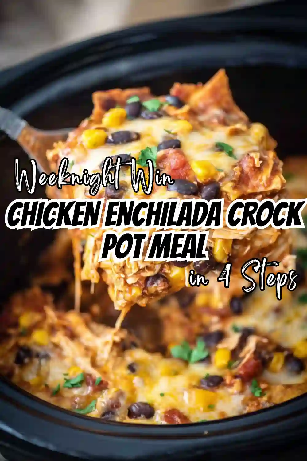 Easy Chicken Enchiladas Casserole