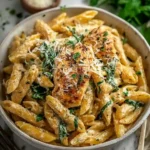 Garlic Parmesan Chicken Pasta