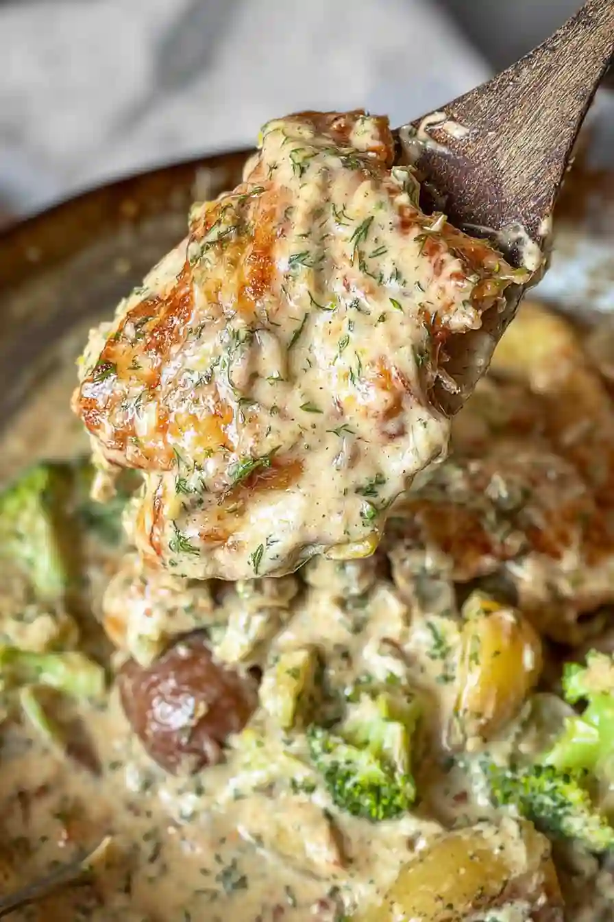 Creamy Garlic Parmesan Chicken and Potatoes Recipe for Cozy Family Dinners