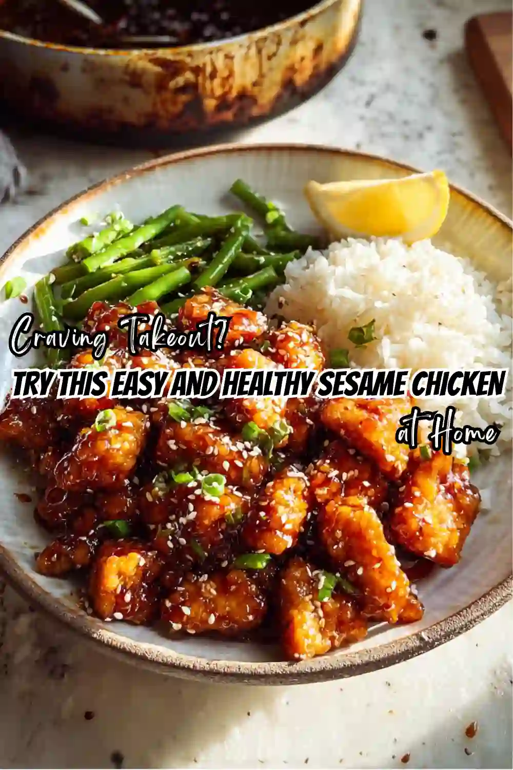 Healthy Sesame Chicken