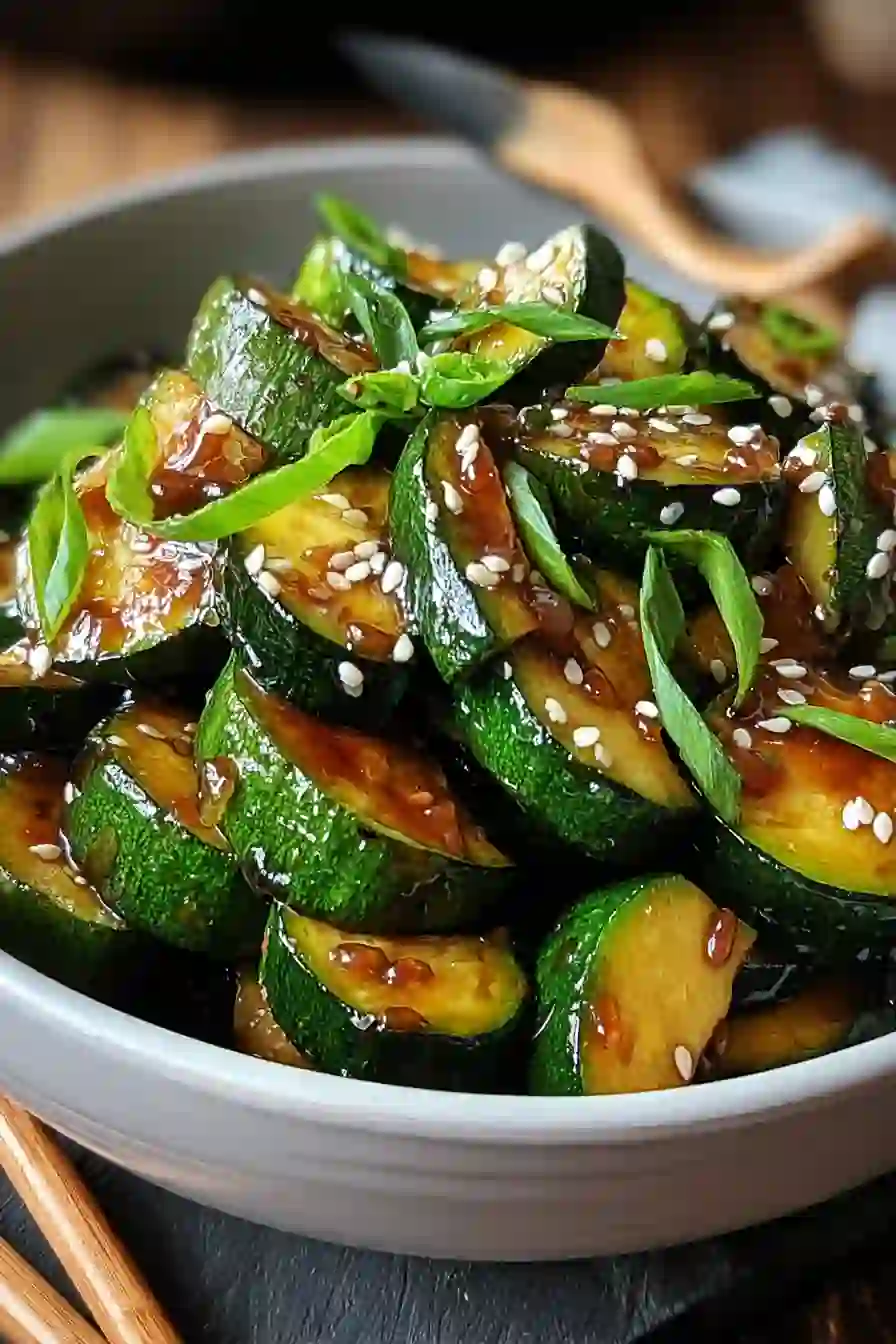 Hibachi Zucchini Recipe (Japanese Steakhouse Style)