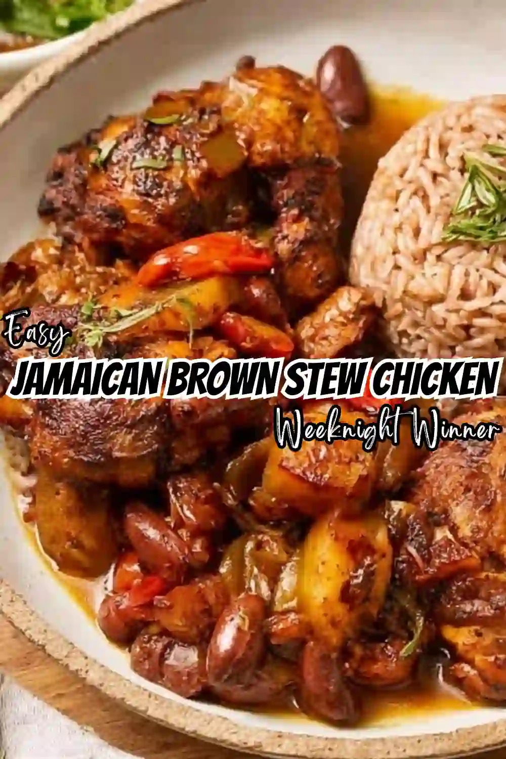 Jamaican Brown Stew Chicken Recipe