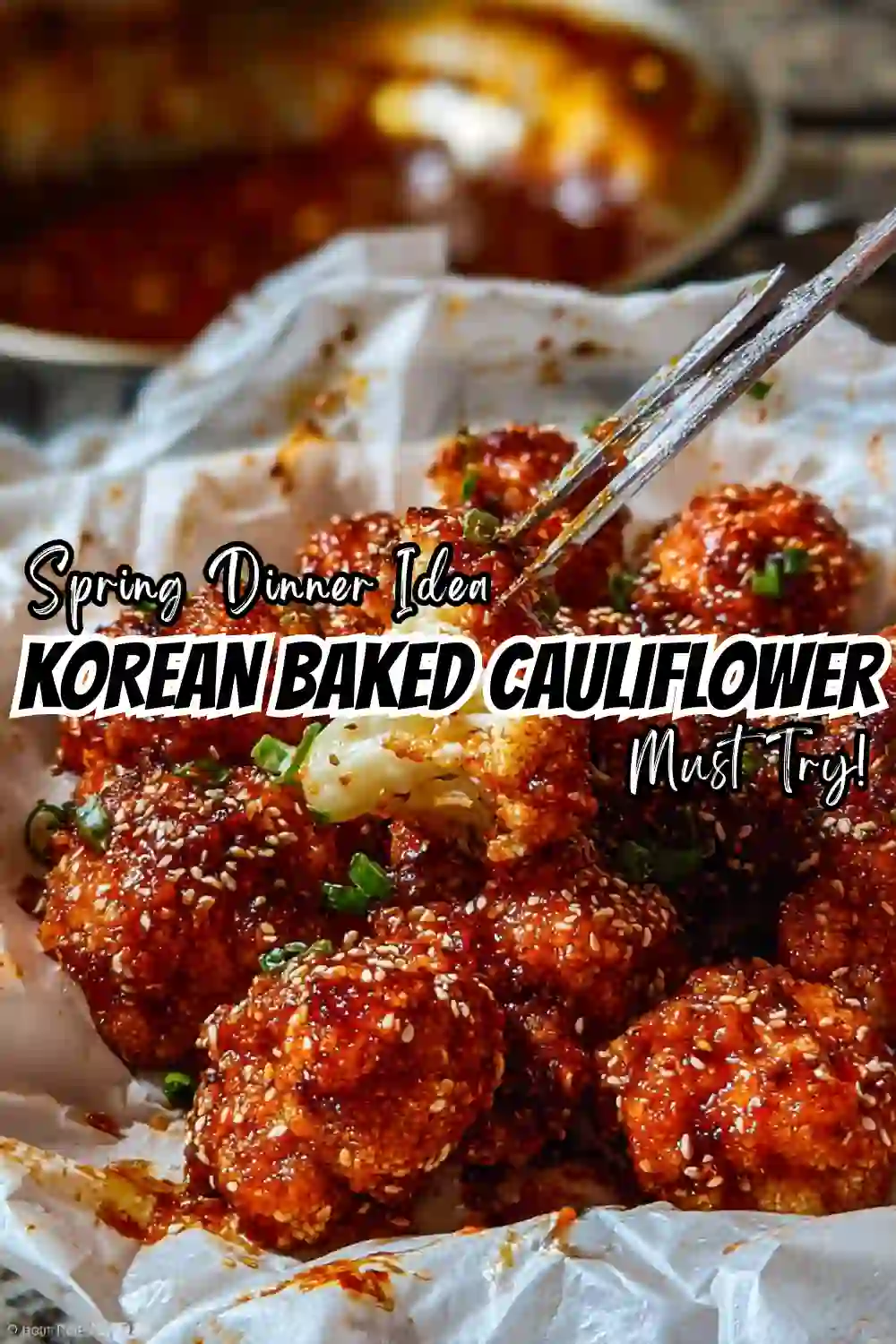 Korean Baked Cauliflower