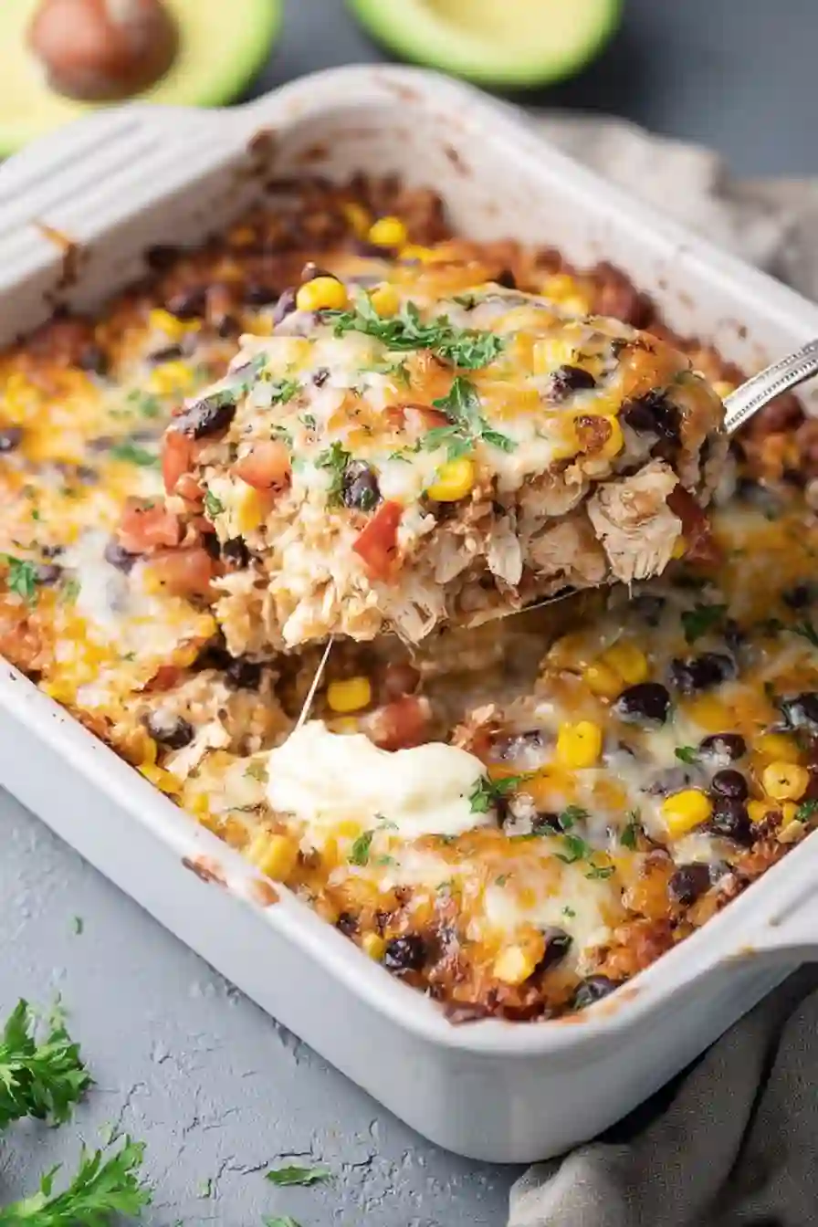 Mexican Chicken Casserole Recipe: Easy One Pan Dinner