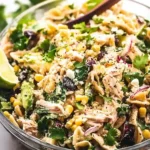 Mexican Street Corn Chicken Pasta Salad