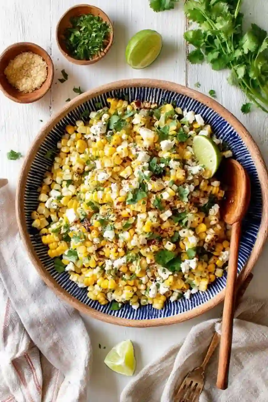 Mexican Street Corn Salad (Esquites Style!)