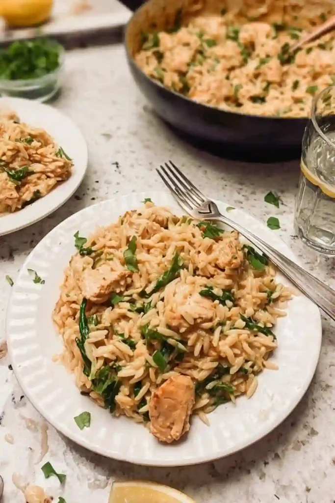 One Pot Chicken Orzo