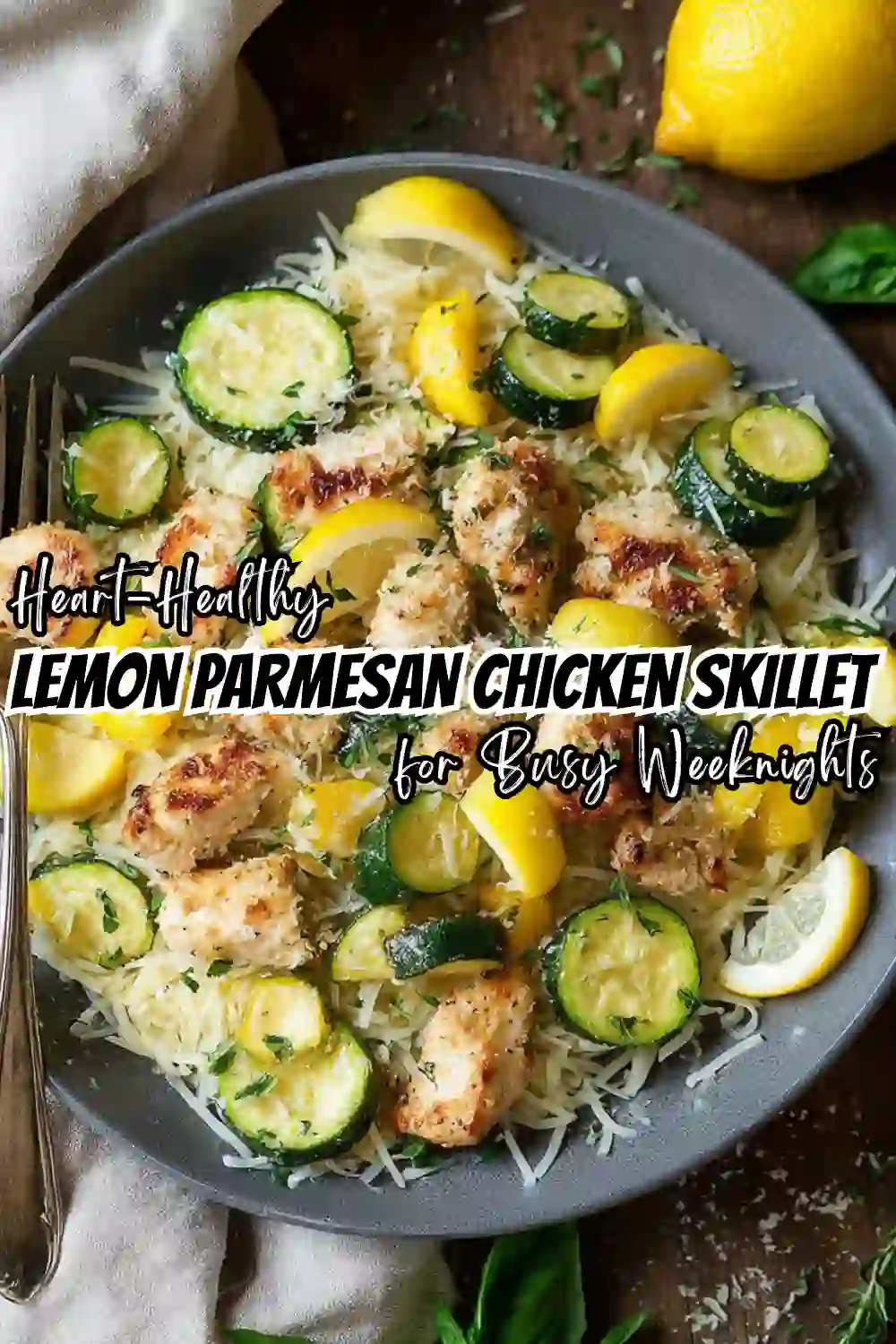 Parmesan Chicken with Zucchini and Squash