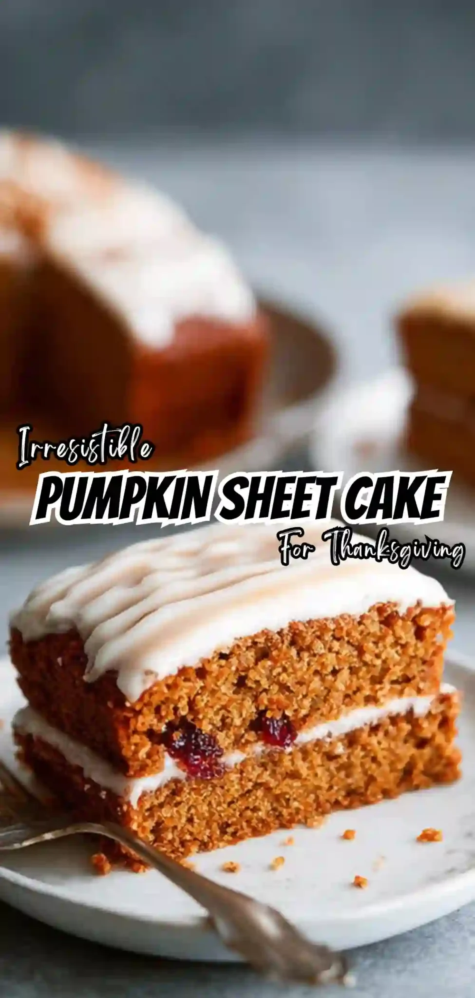 Pumpkin Sheet Cake