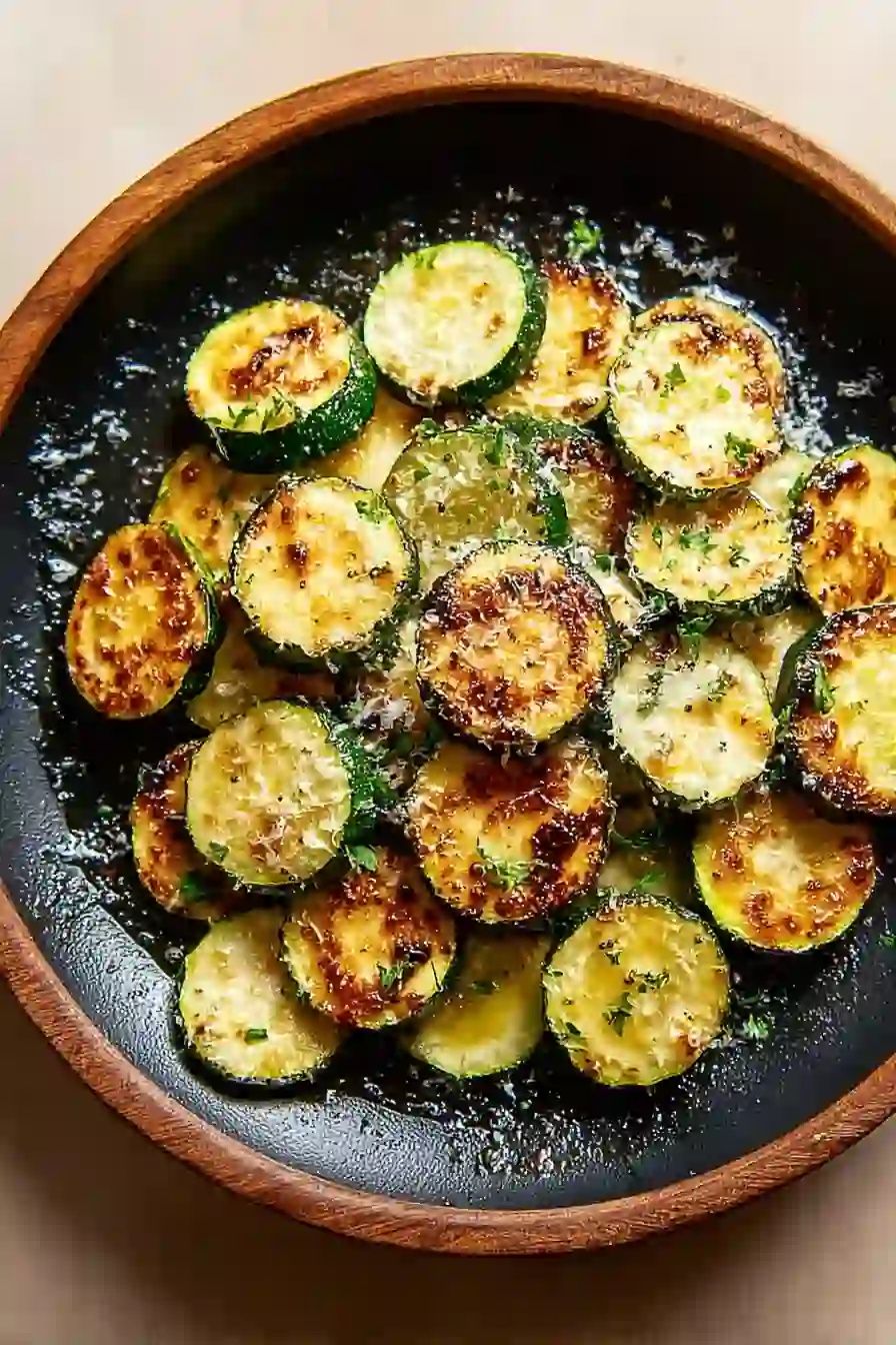 Crispy Roasted Zucchini with Parmesan Cheese Recipe