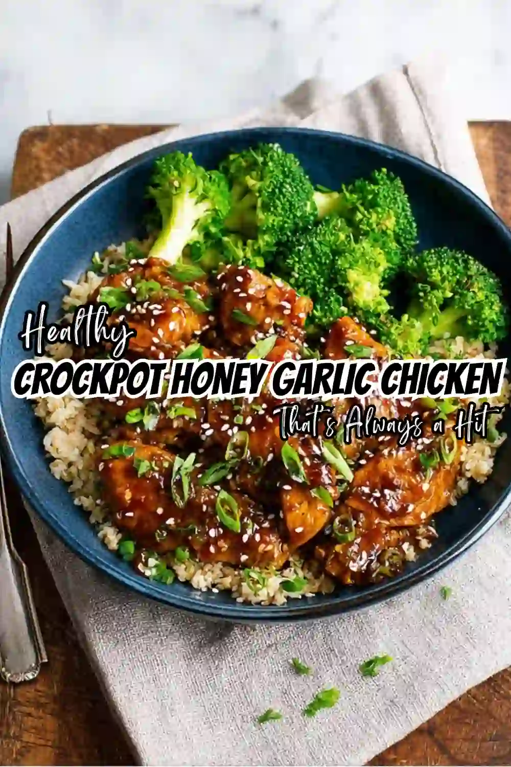 Slow Cooker Honey Garlic Chicken Recipe