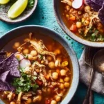 Slow Cooker Shortcut Chicken Pozole
