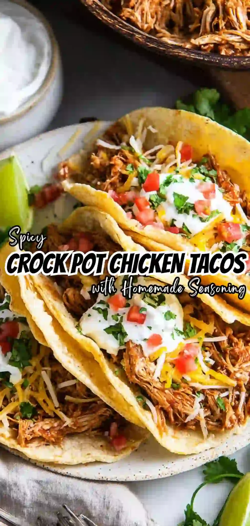 crock-pot chicken taco recipe