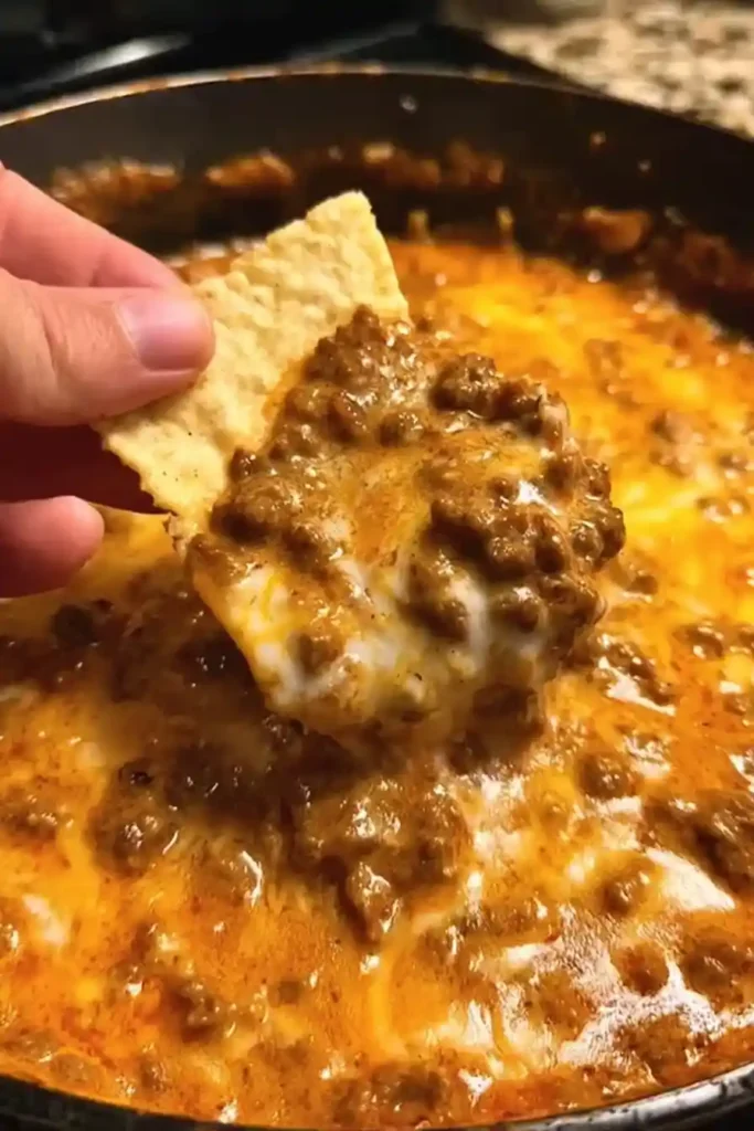 Beef Enchilada Dip