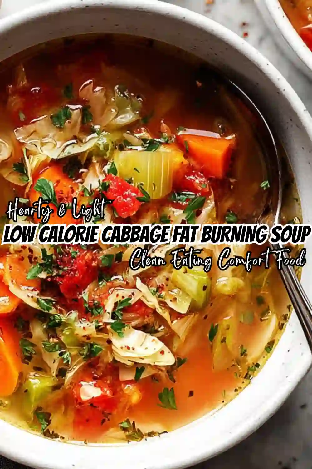 Low Calorie Cabbage Fat Burning Soup