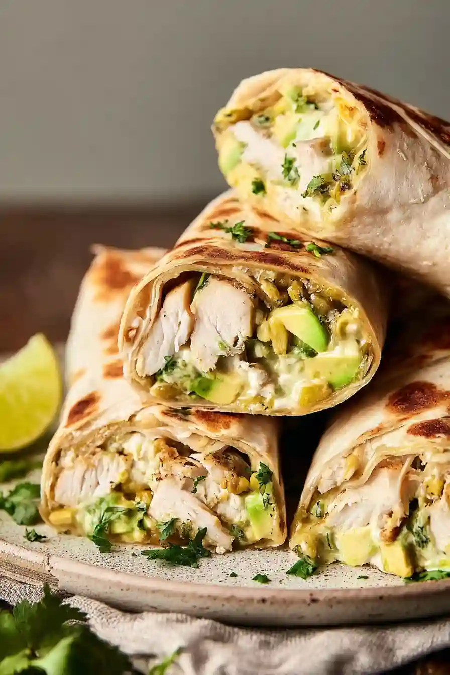 Crispy Chicken Avocado Wraps – The 10-Minute Healthy Lunch You’ll Crave