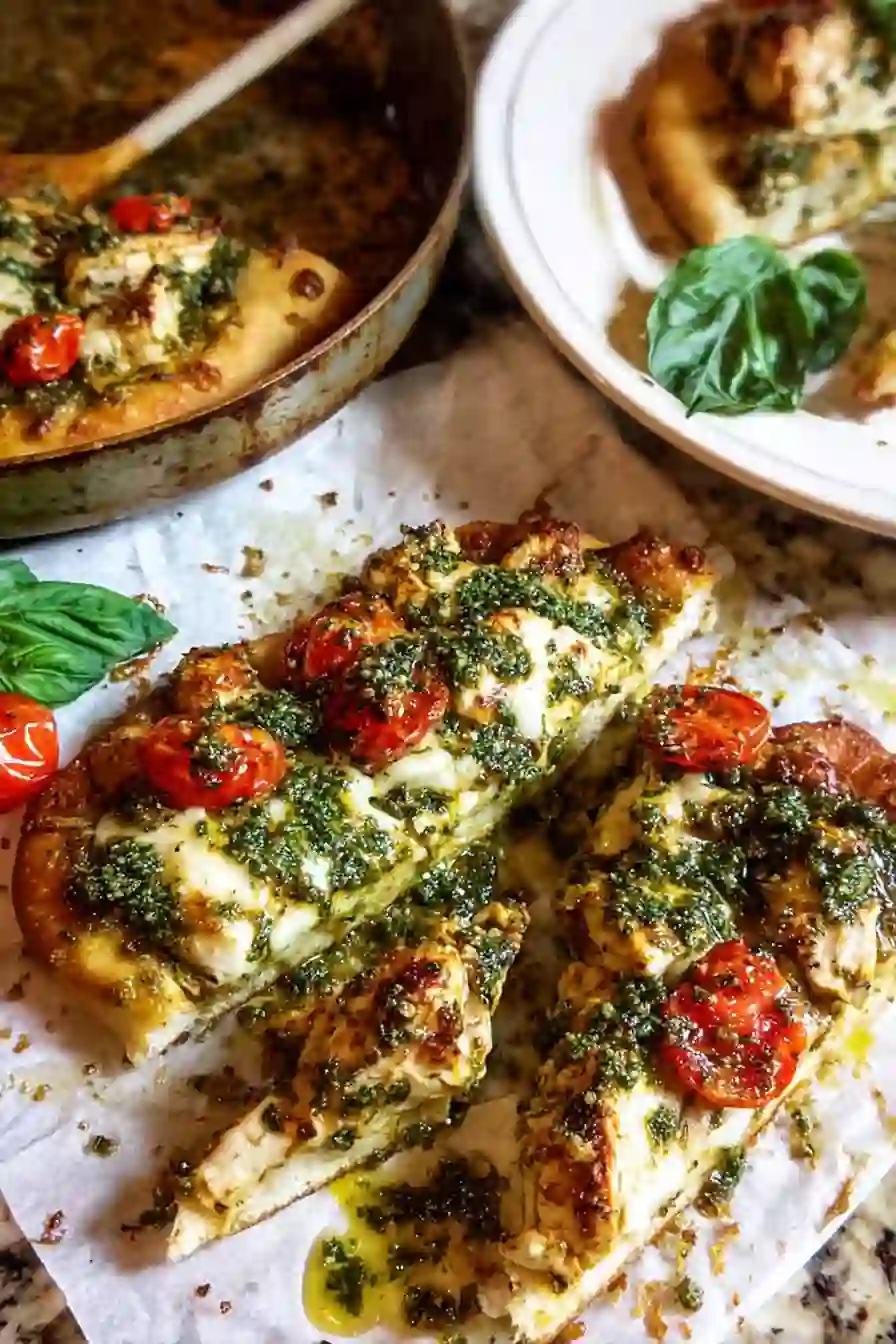 Chicken Pesto Flatbread