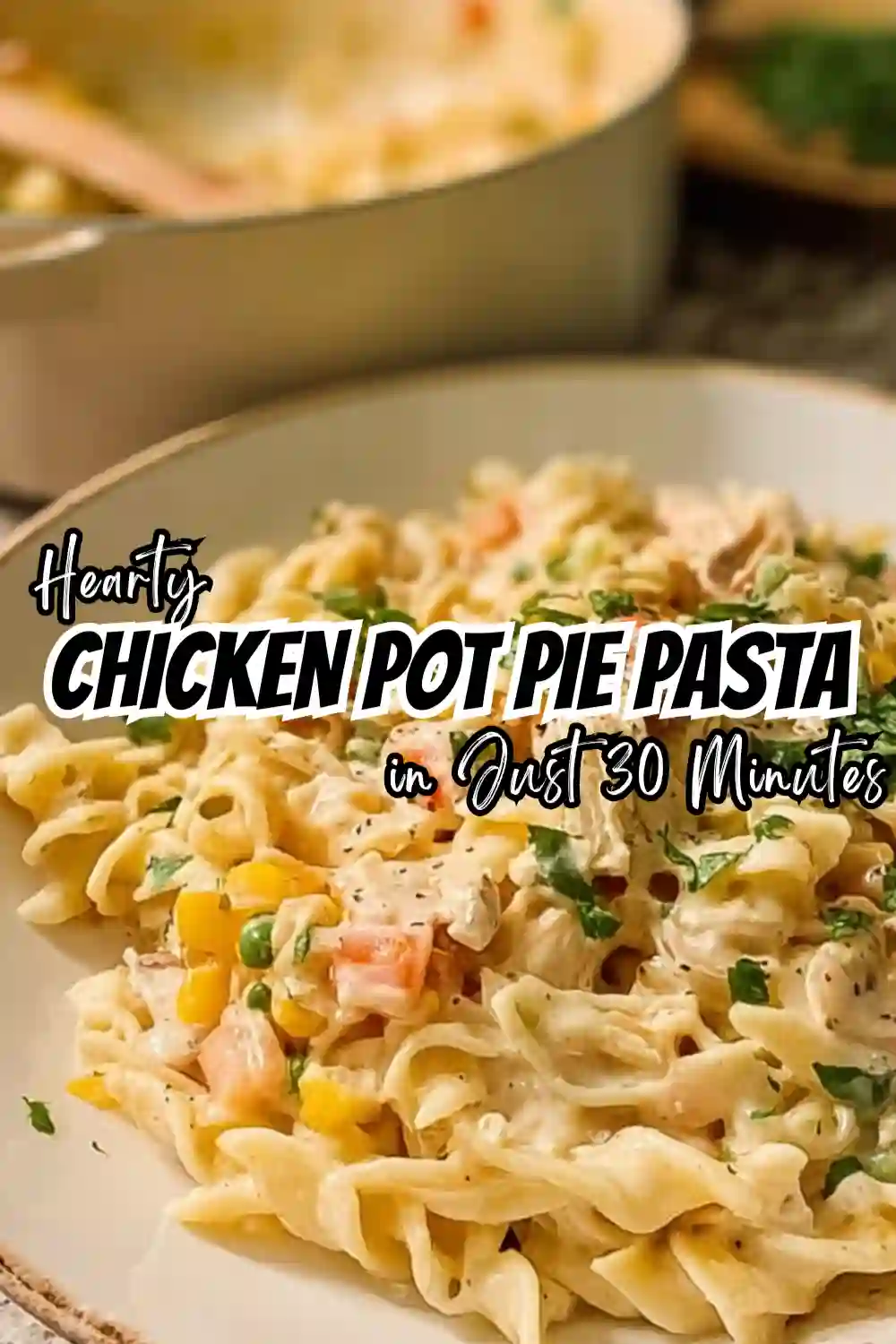 Chicken Pot Pie Pasta