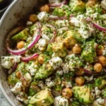 Chickpea Feta Avocado Salad Recipe