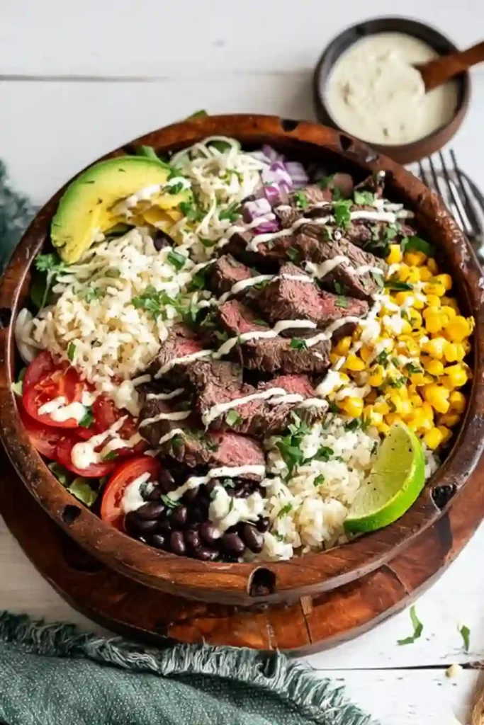 Cilantro Lime Steak Bowls