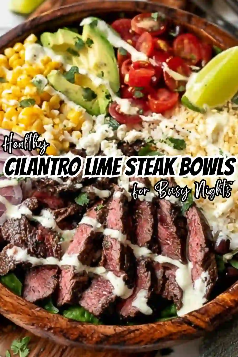 Cilantro Lime Steak Bowls