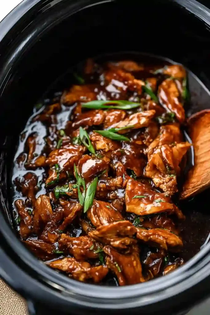 Crockpot Bourbon Chicken