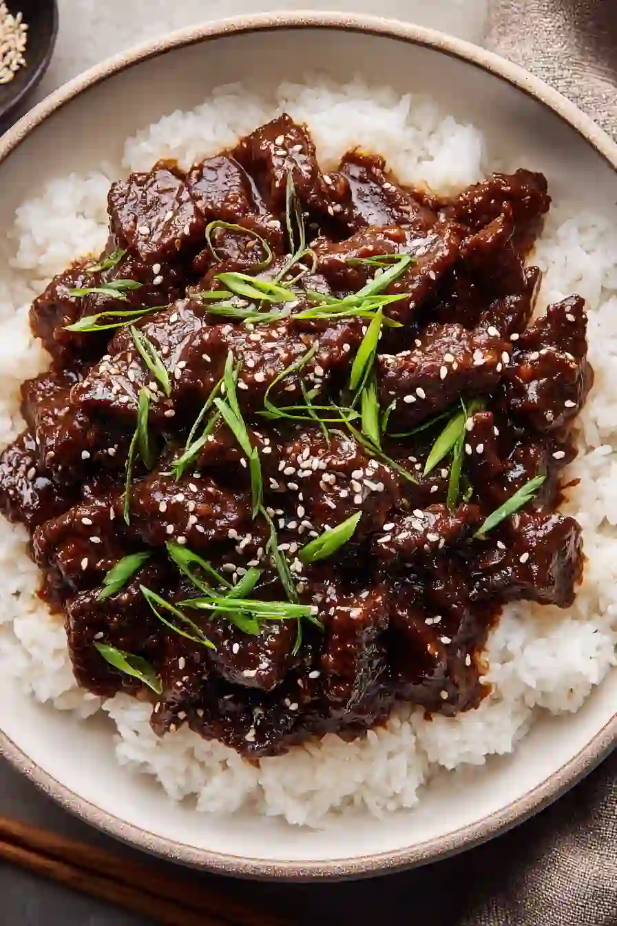 Dump & Go Crockpot Mongolian Beef