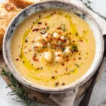 Garlic Chickpea Soup