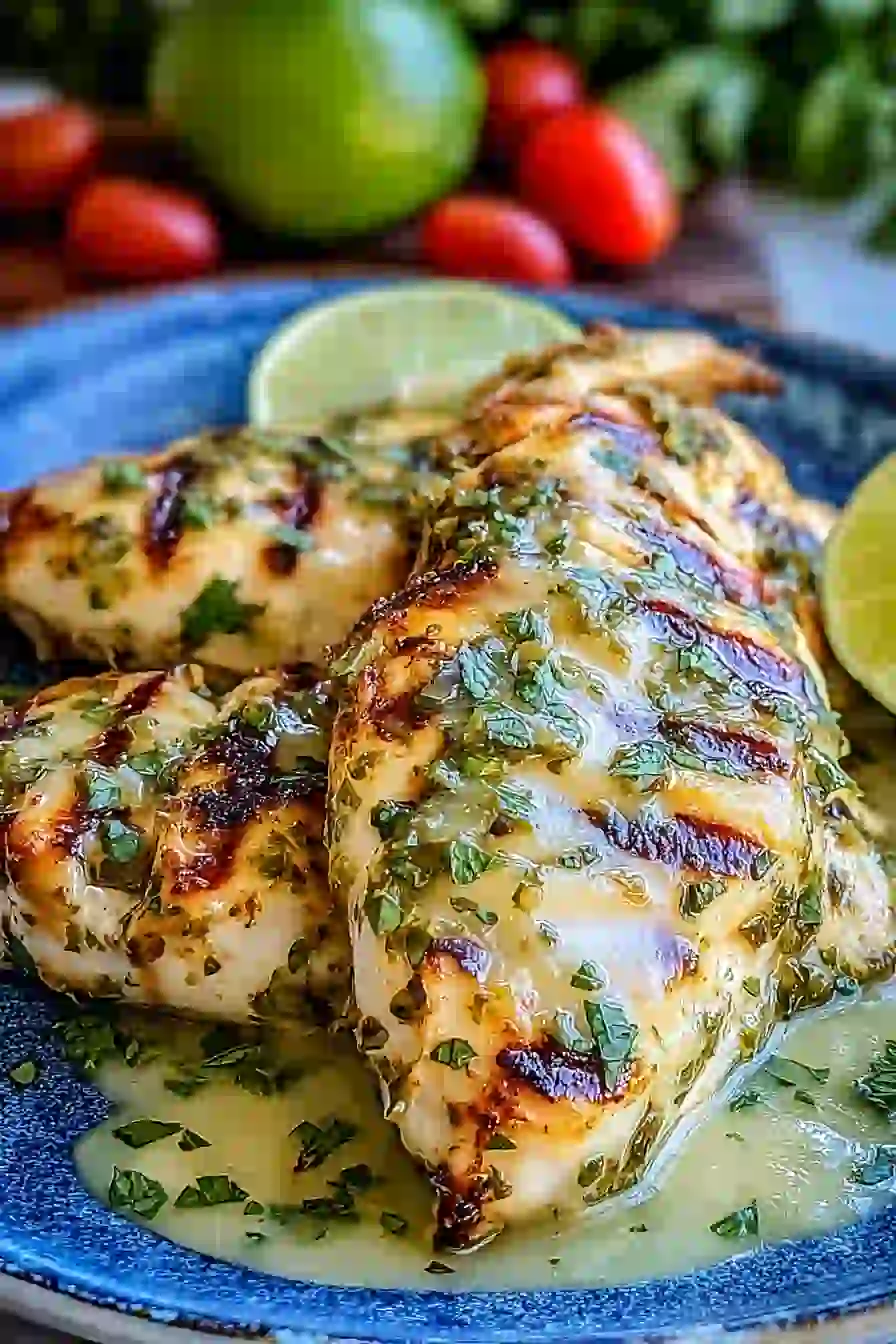 Grilled Salsa Verde Pepper Jack Chicken Recipe for Summer BBQs
