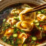 Gyoza Soup (Japanese Dumpling Soup)