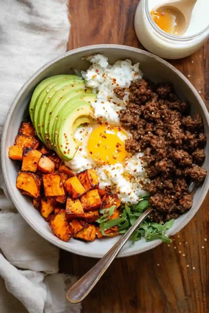 Honey Ground Beef Bowls