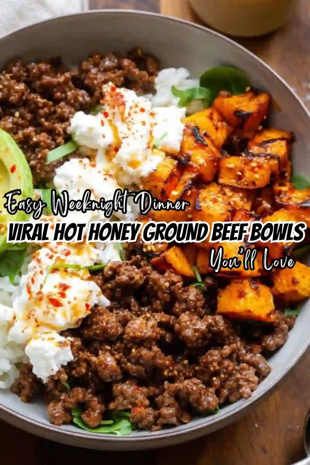 Honey Ground Beef Bowls