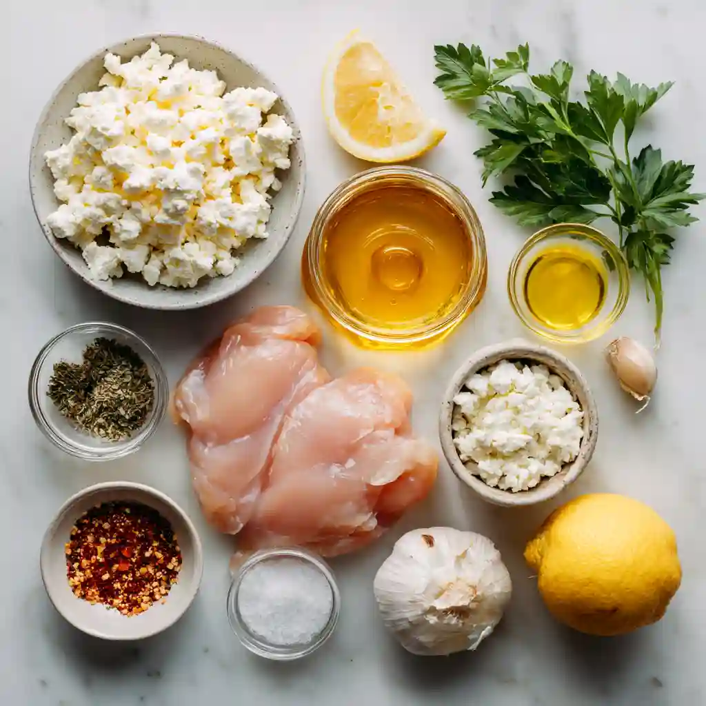 Hot Honey Feta Chicken Dish: A Deliciously Spicy and Savory Recipe 6 Hot Honey Feta Chicken ingredients