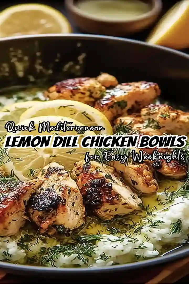 Lemon Dill Chicken Bowls