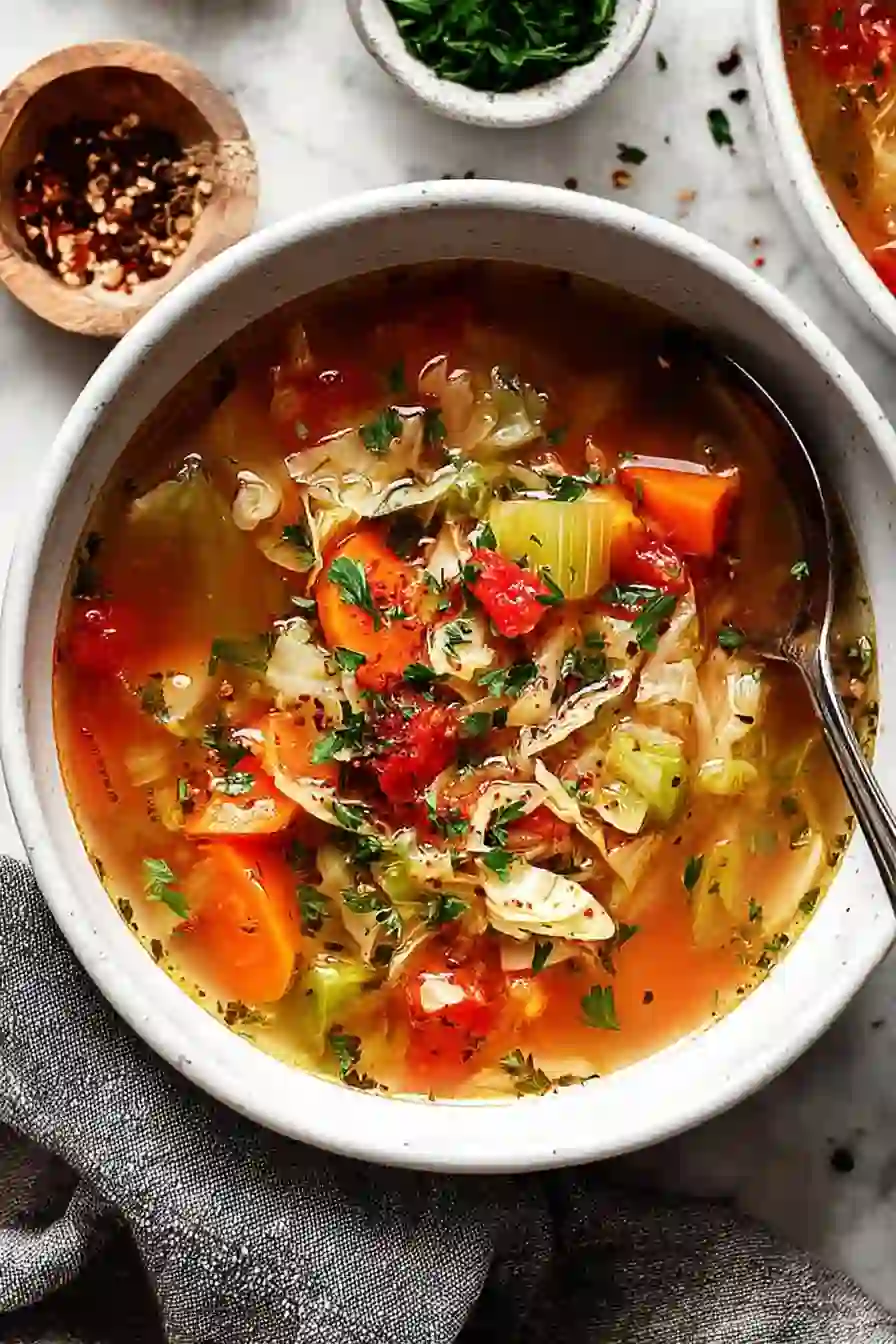 Low Calorie Cabbage Fat Burning Soup – Simple, Hearty, and Healthy