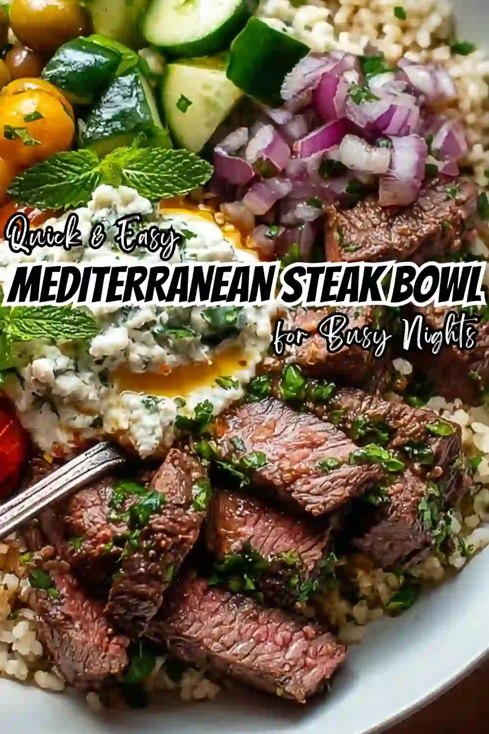 Mediterranean Steak Bowl