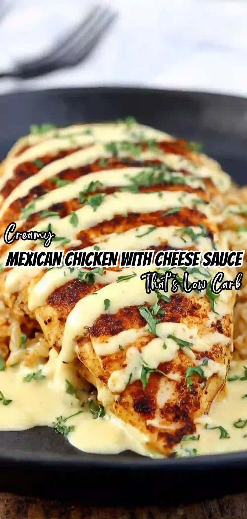 Mexican Chicken with Cheese Sauce