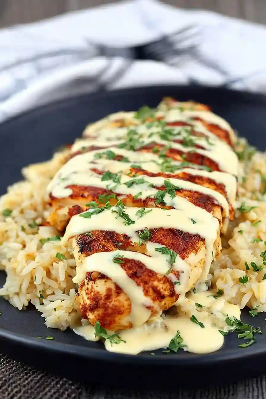 Mexican Chicken with Cheese Sauce