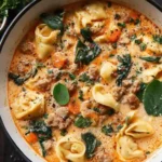 Sausage Tortellini Soup