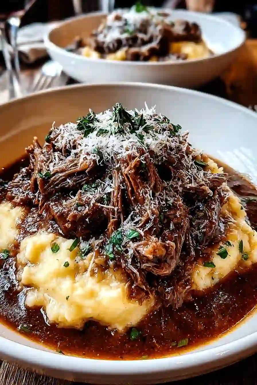 Short Rib Ragu with Parmesan Mashed Potatoes Recipe
