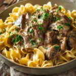 Slow Cooker Beef Stroganoff 4 Slow Cooker Beef Stroganoff