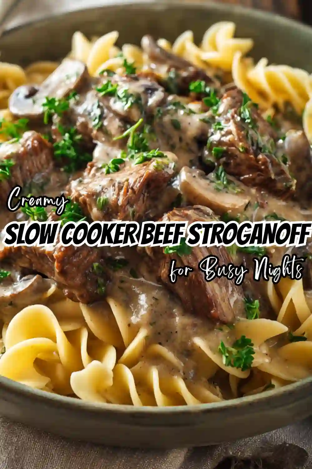 Slow Cooker Beef Stroganoff 5 Slow Cooker Beef Stroganoff