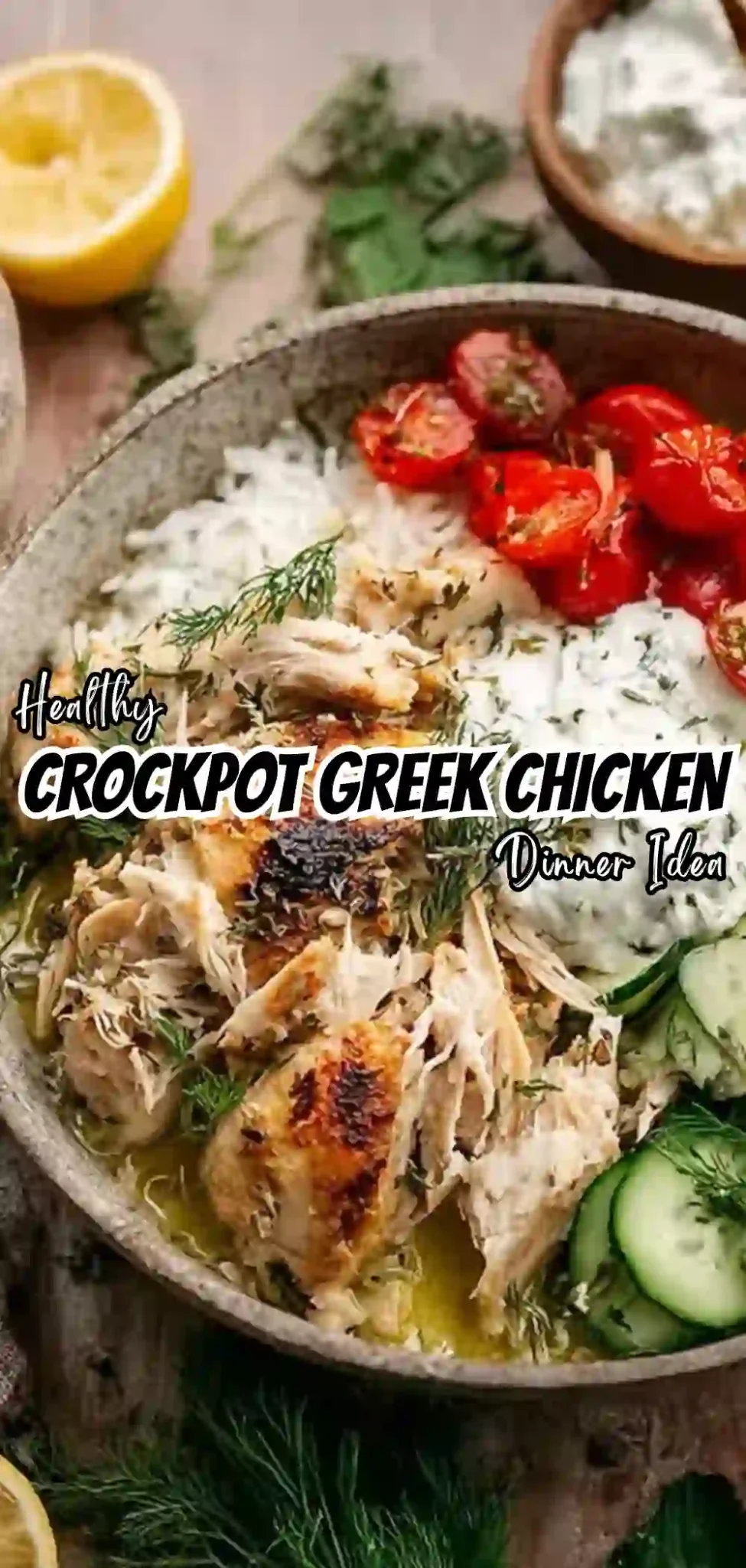 Slow Cooker Greek Chicken