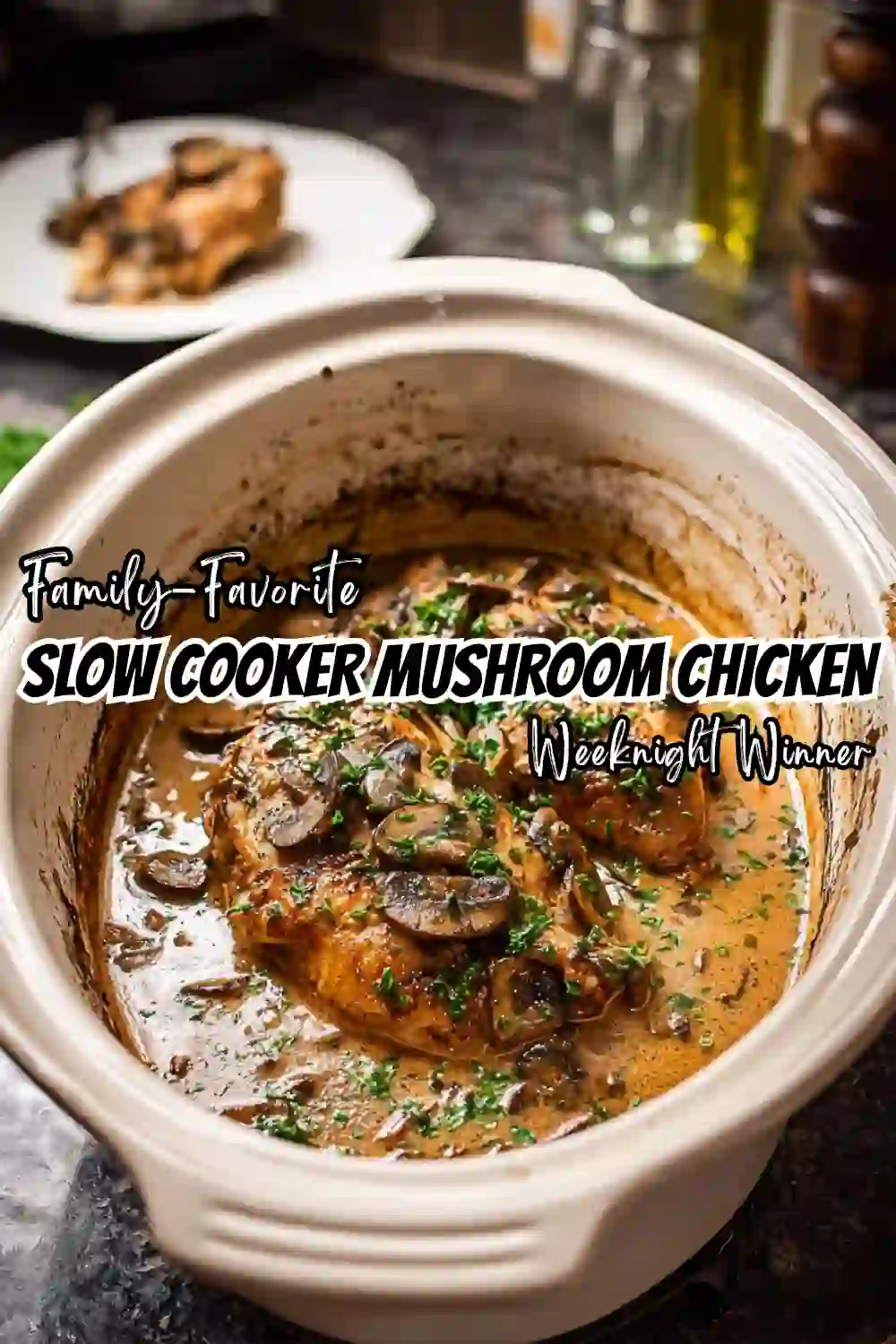 Slow Cooker Mushroom Chicken 1