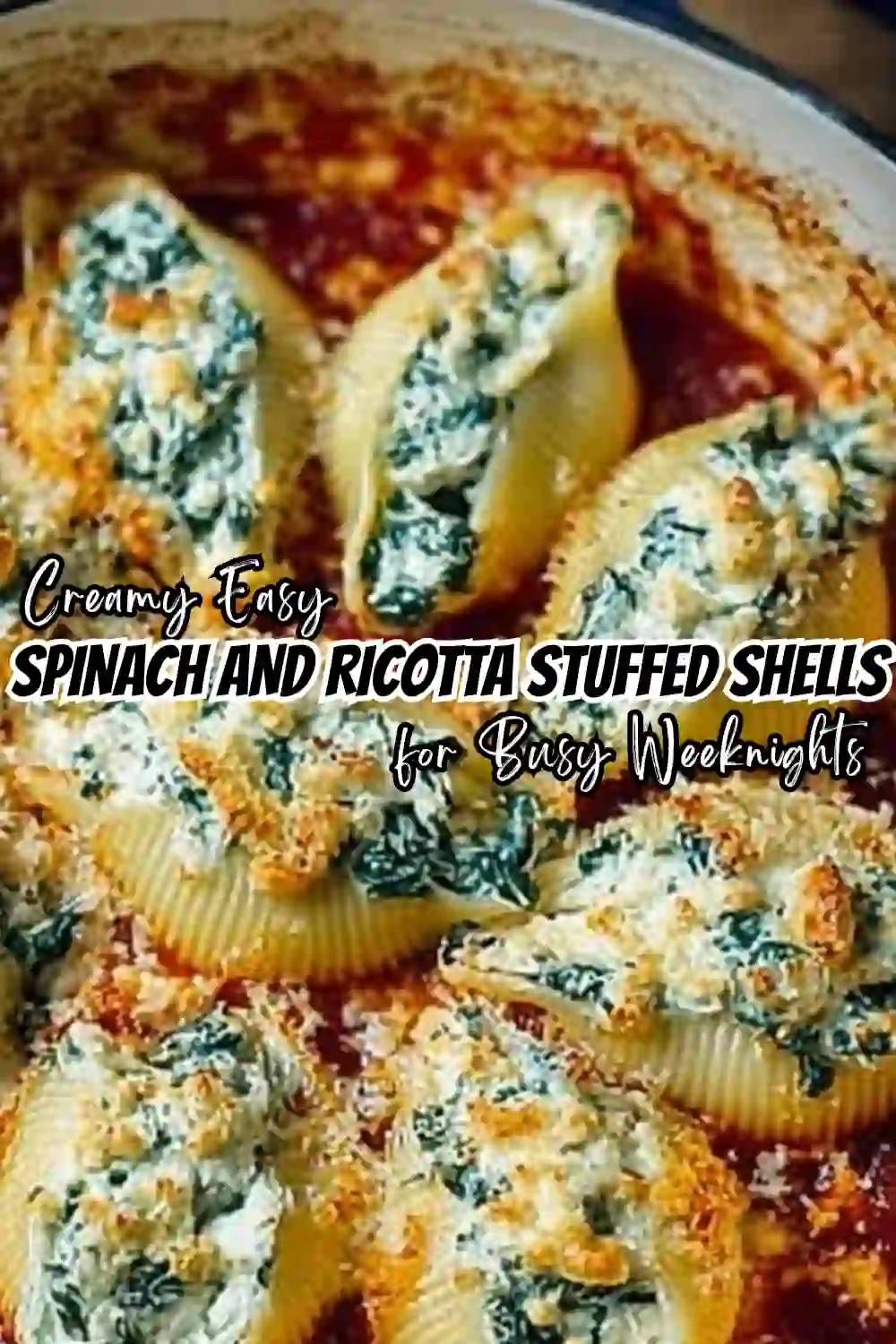 Spinach and Ricotta Stuffed Shells Recipe