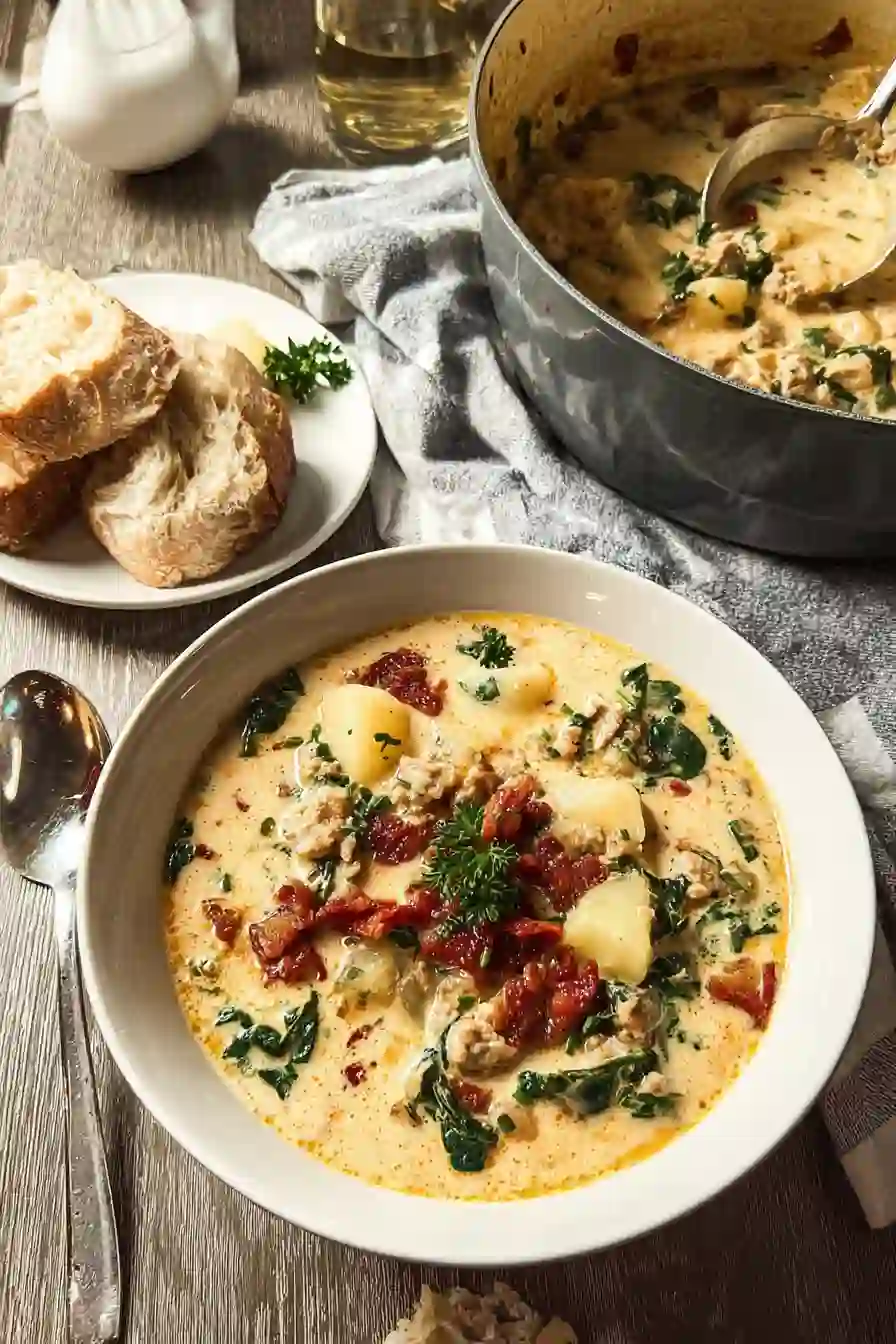 One-Pot Zuppa Toscana Soup – Creamy, Comforting, and Better Than Olive Garden