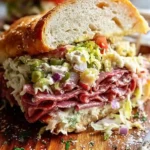 talian Grinder Salad Sandwich