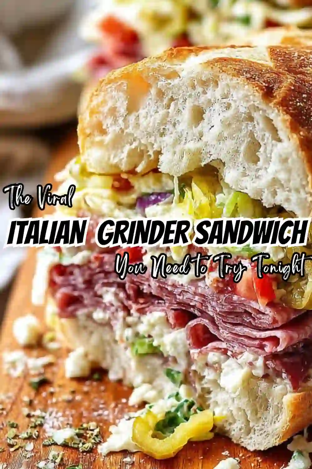 talian Grinder Salad Sandwich