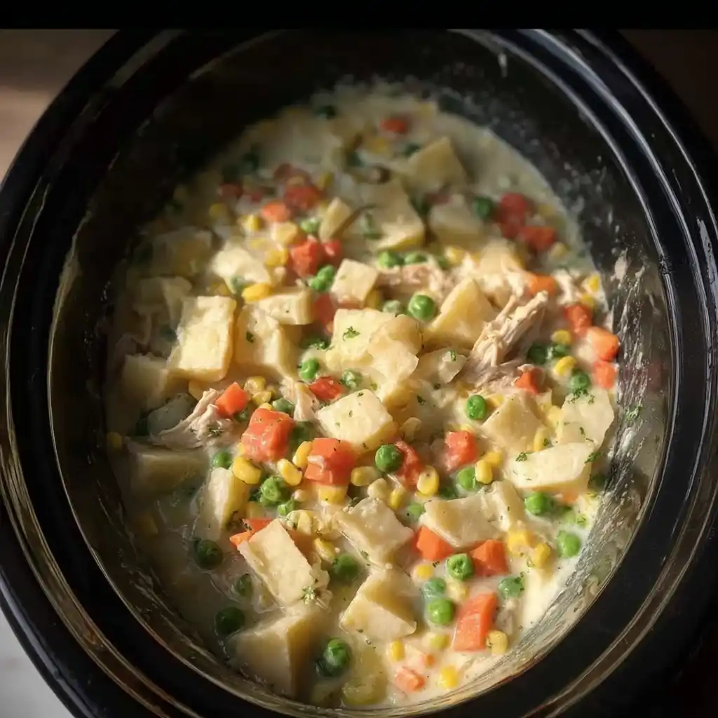 Crockpot Chicken Pot Pie